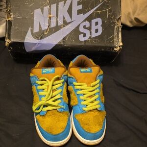 Nike SB Low Top Sneakers in Blue and Brown